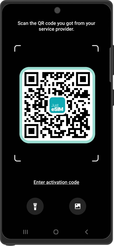 <b>Scan</b> the QR-code from app or your e-mail